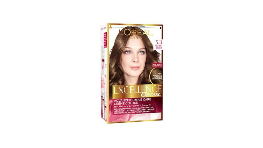 L'Oreal Paris Excellence Creme 5.3 Light Golden Brown 172ml