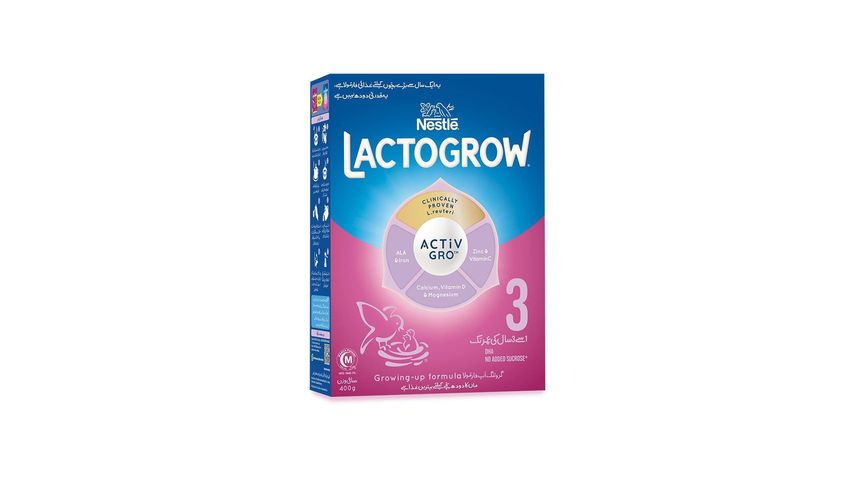 NESTLE LACTOGROW 3 Growing-up Formula Powder Milk 400g