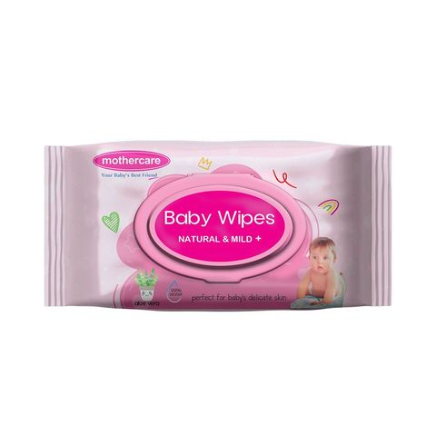 Mothercare Baby Wipes Pink Large 80 Pieces
