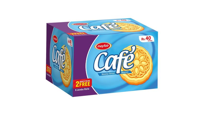 Mayfair Cafe Jumbo Roll (Rs 40) 8 Packets