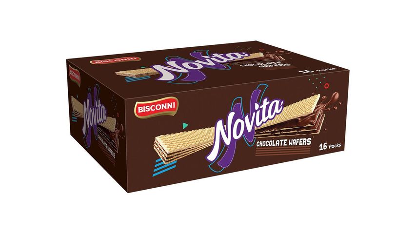 Bisconni Novita Chocolate Wafers Snack Pack