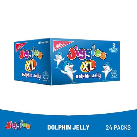 Hilal Jiggles Dolphin Jelly XL 24 Pieces