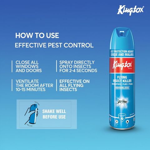 Kingtox Flying Insect Killer Spray Odorless 400ml