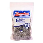 Spontex Spiral Stainless Steel Scourers 6 Pieces