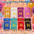 Happy Birthday Glitter Chain 1 Piece
