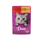 Whiskas duo surf&turf in jelly with poultry & beef 85G