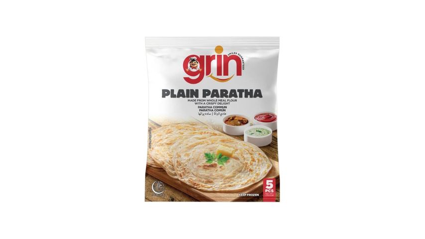 Grin Plain Paratha (5 Pieces)