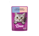 Whiskas duo ocean delights in jelly with tuna&trout 85G
