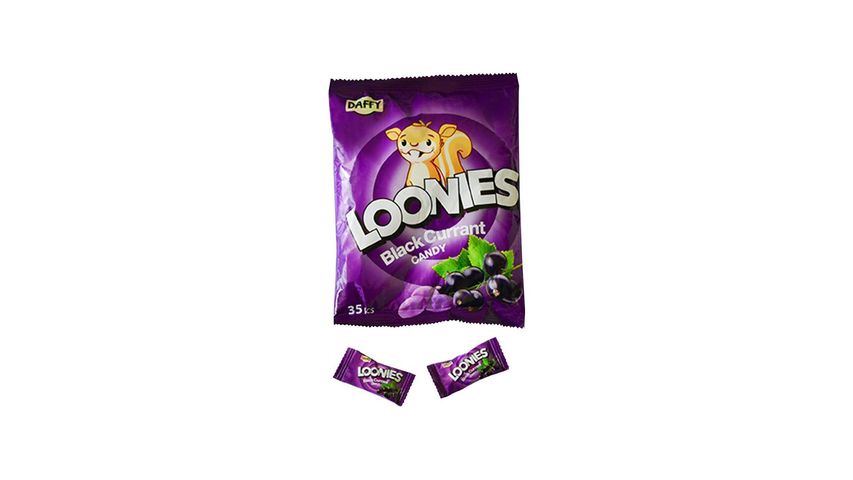 Daffy Loonies Candy Black Currant Pouch (Rs.75)