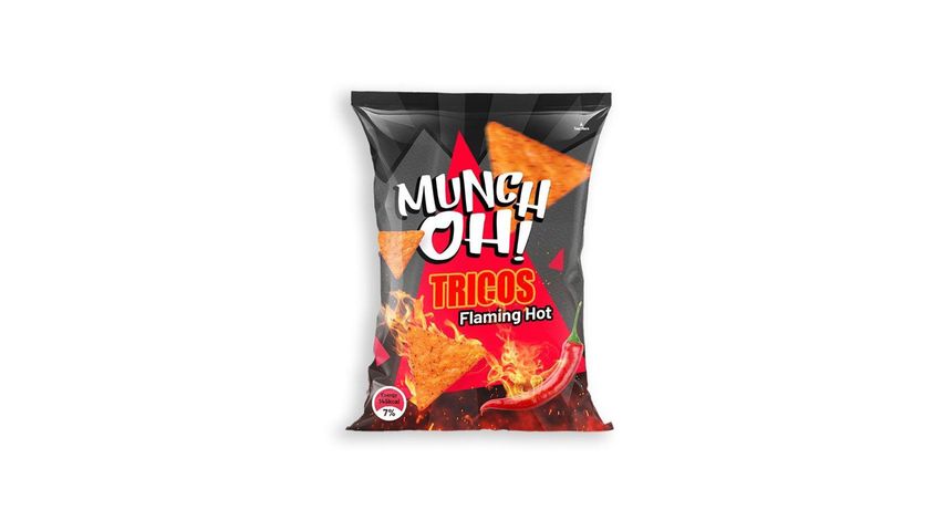 Munch OH! Tricos Corn Snacks Flaming Hot 32g