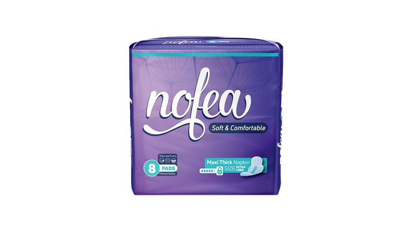 Nofea Regular Maxi Thick EXTRA LONG 8 Pads