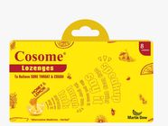 Cosome Lozenges Honey & Lemon 1 Strip x 8 Tablets