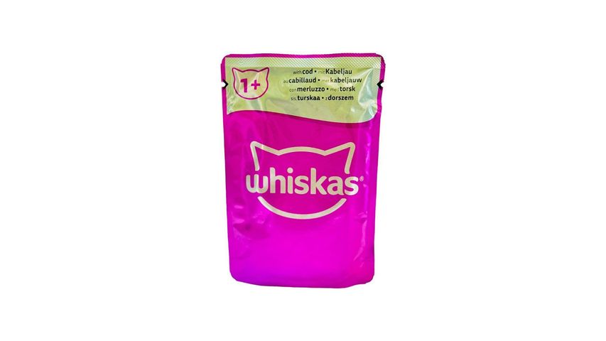 Whiskas Cod Fish In Jelly For 1+ Cat Food 85g