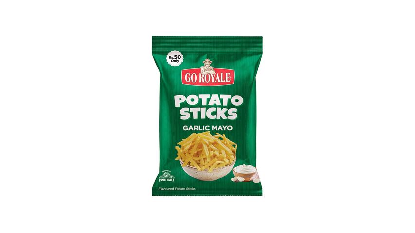 Go Royale Potato Sticks Garlic Mayo (Rs 50) 28g