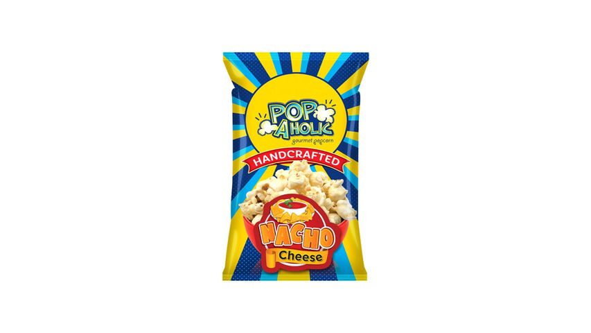 Popaholic Nacho Chips and Cheese Popcorn 50g