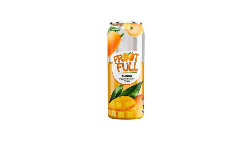 Pure Foods Froot Ful Transparent Can Mango 250ml