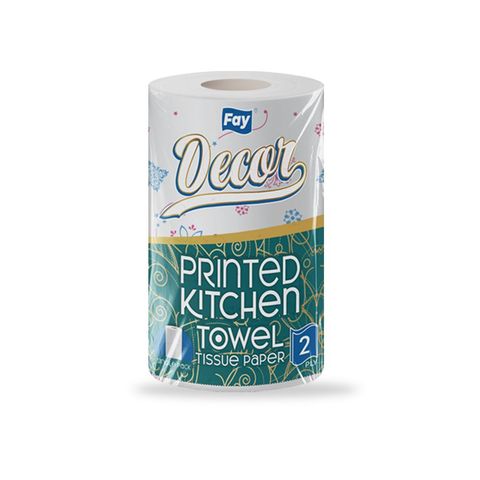 Fay Decor Collection Printed Kitchen Towel Roll 1 Packet