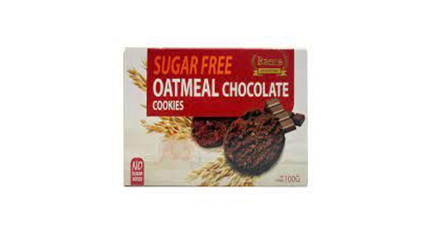 Kaer's Sugar Free Biscuit Oatmeal Choc 100g (00001)
