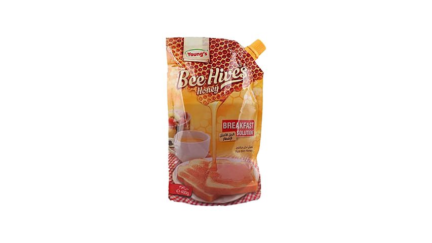 Young's BeeHives Honey Pouch 400g