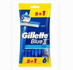 Gillette Blue 2+ Plus Shaving Razor Pack of 5 Pieces