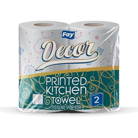 Fay Decor Collection Printed Kitchen Towel Twin Packets 1 Packet