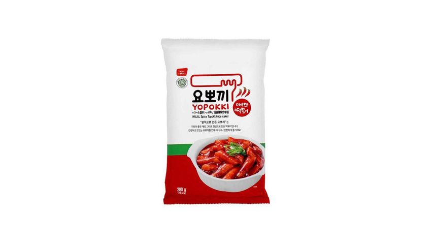 Yopokki Korean Rice Cake Spicy Pouch 220g