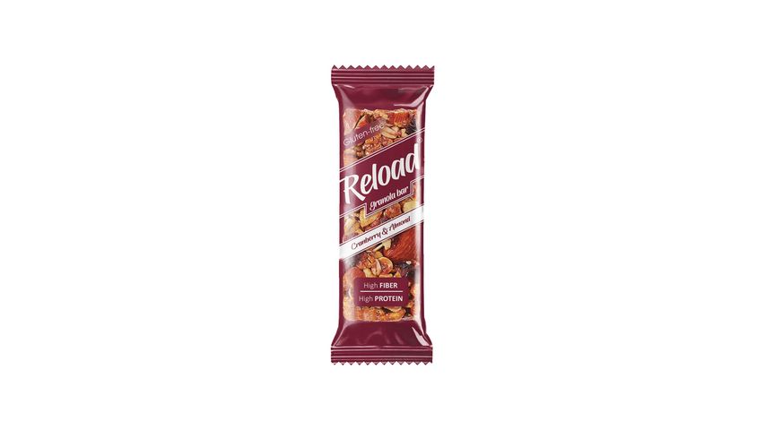 Reload Cranberry & Almond Granola Bar 30g