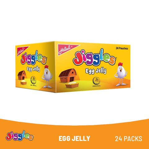 Hilal Jiggles Egg Jelly 24 Pieces