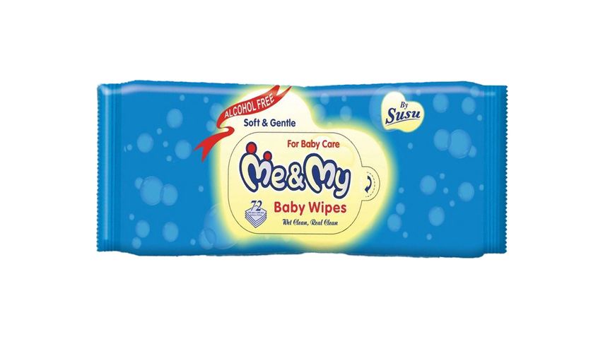 Me & My Baby Wipes 72 Pieces