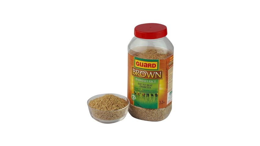 Guard Brown Basmati Rice Jar (Brown Chawal Jar) 1.5kg