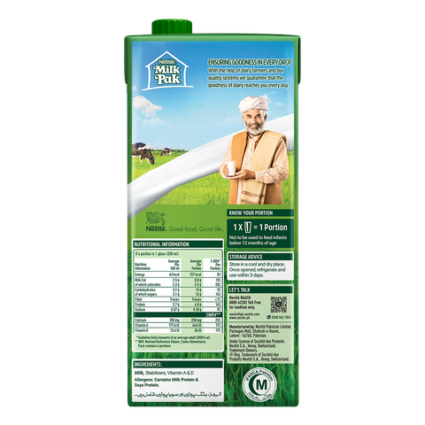 Nestle Milkpak Full Cream UHT Milk 1000ml