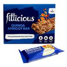 Fitlicious Quinoa Apricot Nut and Fruits Bar 148g x 4Pcs Pack