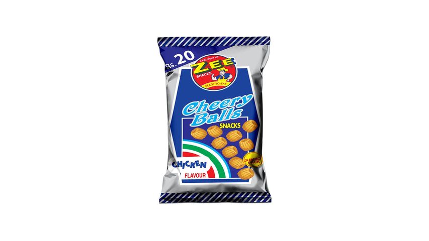 Zee Snacks Cheery Balls Chicken Flavour (Rs.20) 14g