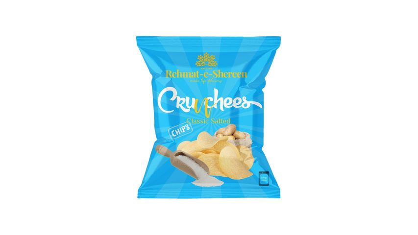Rehmat-e-Shereen Crunchees Classic Salted Chips 100g