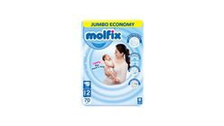 Molfix Diaper Mini Jumbo Pack Size 2 (3-6kg) 70 Pcs