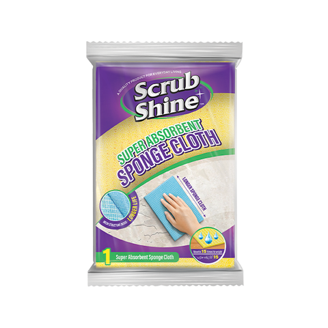 Scrub Shine Sponge Cloth (1 Pack)