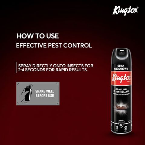 Kingtox Crawling Insect Killer Spray 400ml