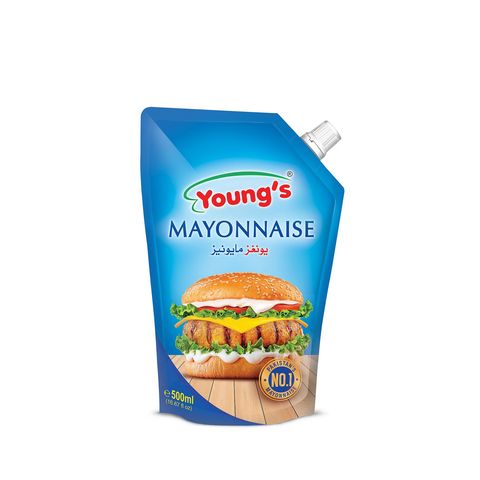 Youngs Mayonnaise Pouch 500ml