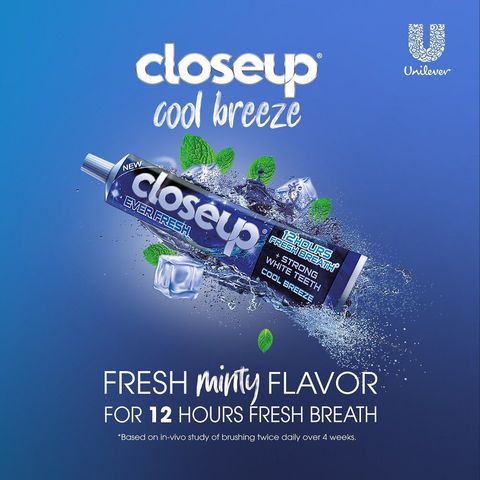CloseUp Icy White Winter Blast Toothpaste 160g