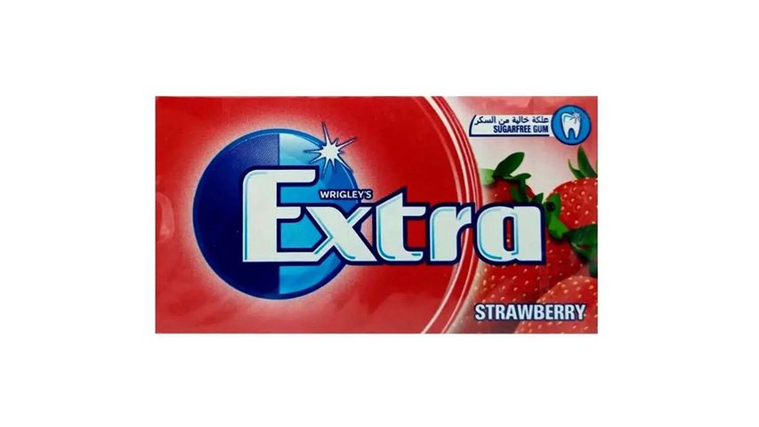 Wrigley's Extra Strawberry Gum Imported 1 Unit
