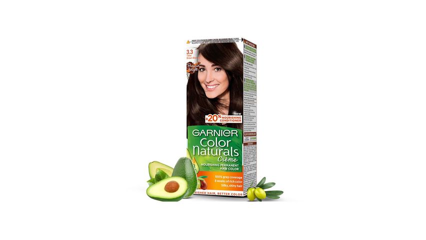 Garnier Hair Colour 3.3 Dark Toffee 1 Box