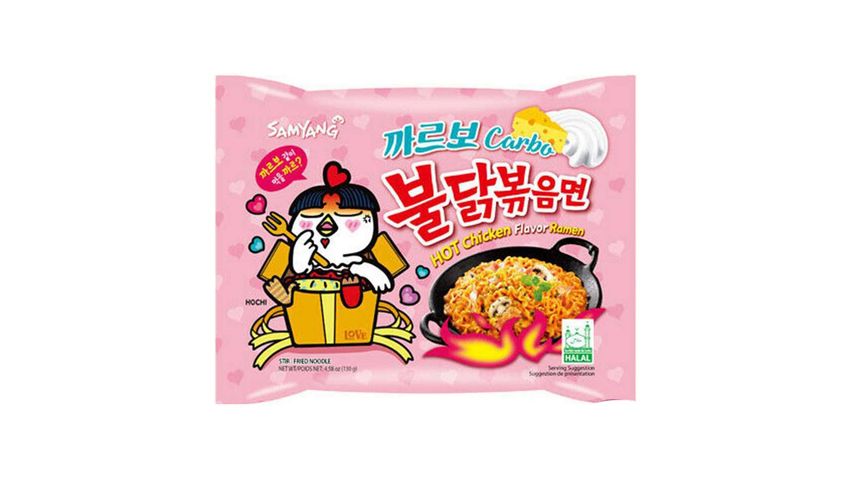 Samyang Buldak Carbonara Hot Chicken Flavour Ramen 130g