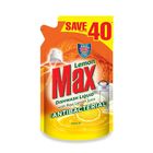 Lemon Max Anti-Bacterial Dishwash Liquid 450ml Pouch