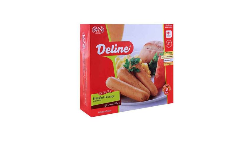 K&N Food Breakfast Sausage Whit Herbs 720g 32Pcs