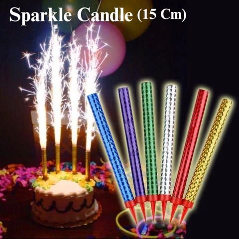 Sparkle Candle 15cm 1 Piece