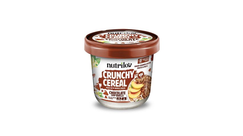 Nutrilov Crunchy Cereal Chocolate Chip Vanilla Cup