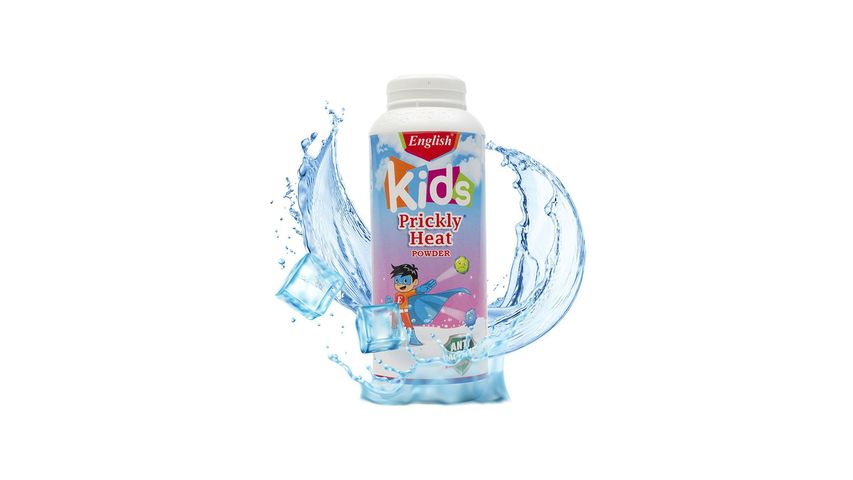 English Prickly Heat Powder Kids Medium 1 Packet