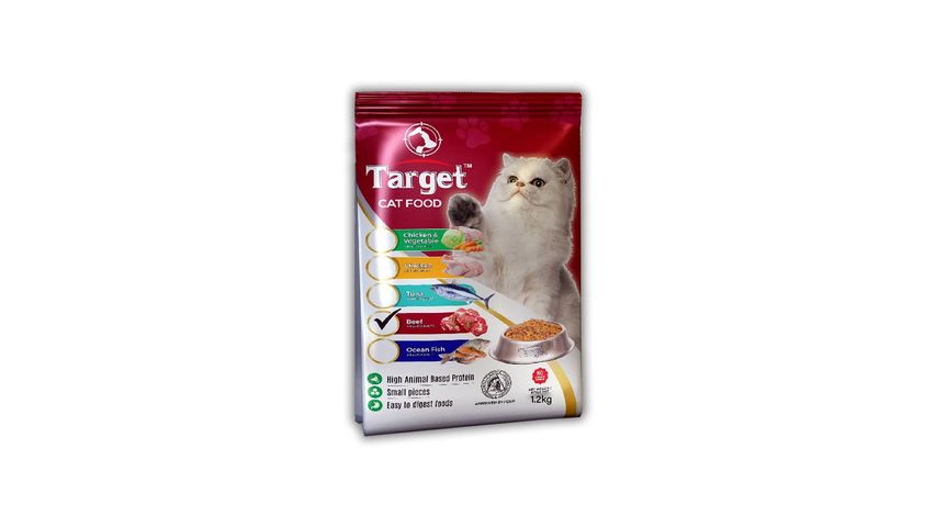 Target Cat Food 1.2Kg Beef