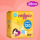Embrace Sensitive Maxi Pads Large Pad 28 Pieces