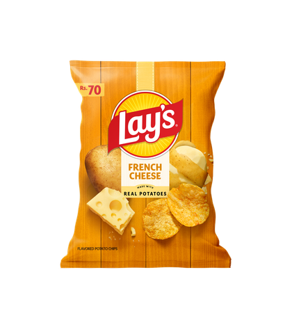 Lay's Chips French Cheese Rs. 70 (The new and old packaging will be shipped out randomly)